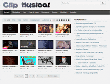 Tablet Screenshot of clip-musical.fr